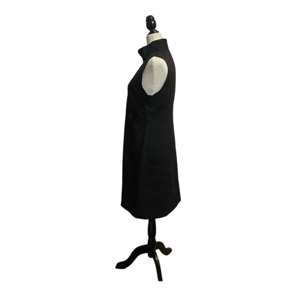 Banana republic Wool, mock neck, sleeveless, retro style dress. Sz 8P - Picture 3 of 16